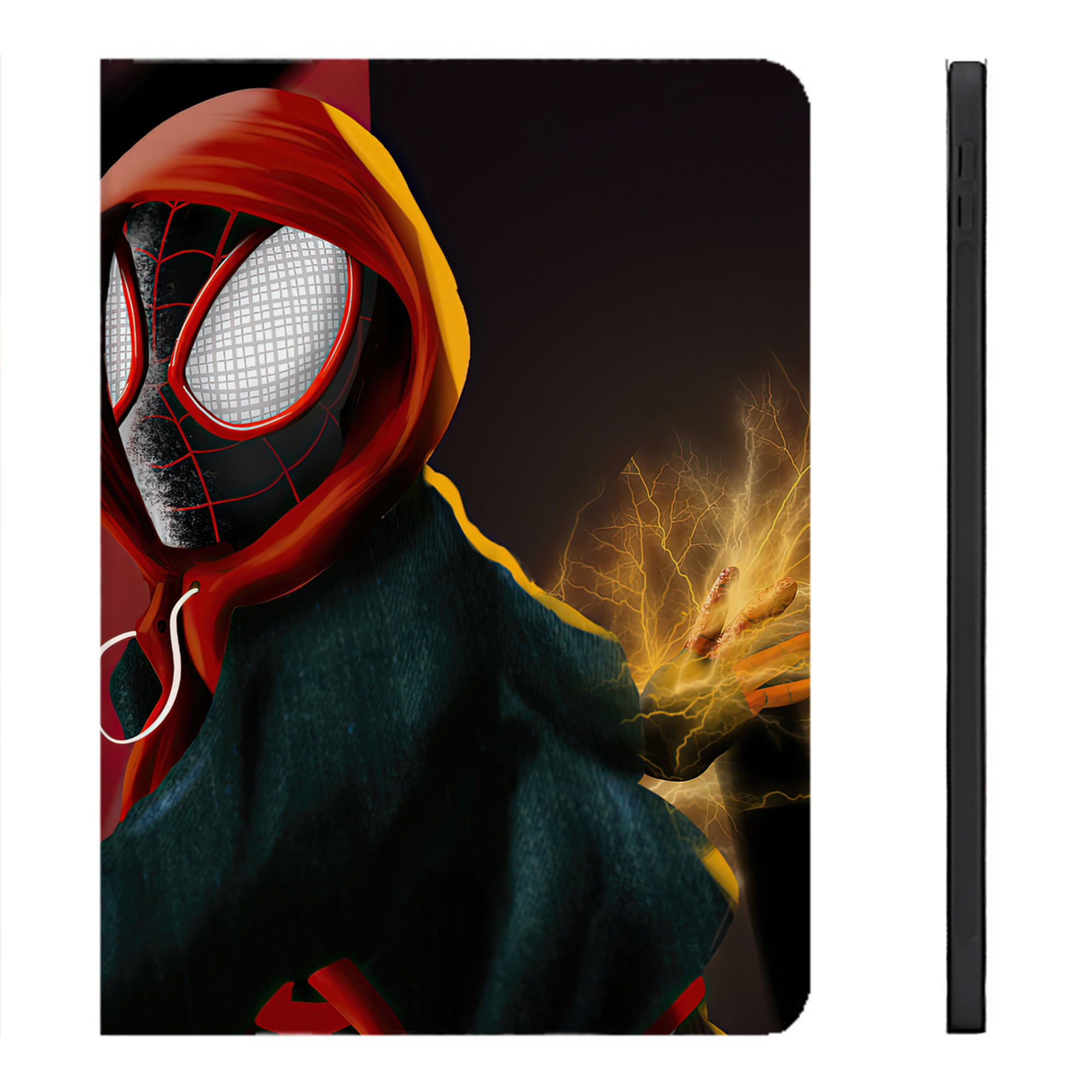 （画像用） Spider Man スパイダーマン IPadケース ペンホルダー付き ブックスタイルデザイン